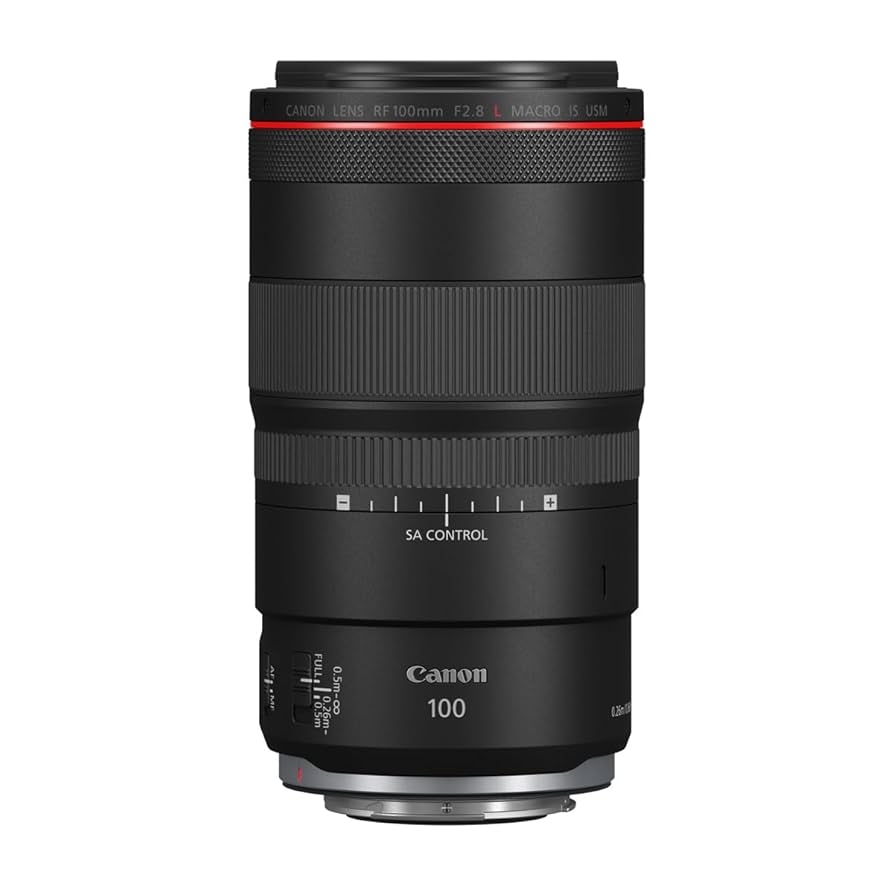 【ほぼ新品】CANON RF 100mm F2.8 L MACRO IS USM Canon RF 100 mm F2.8L MACRO IS USM - Profesjonalna soczewka